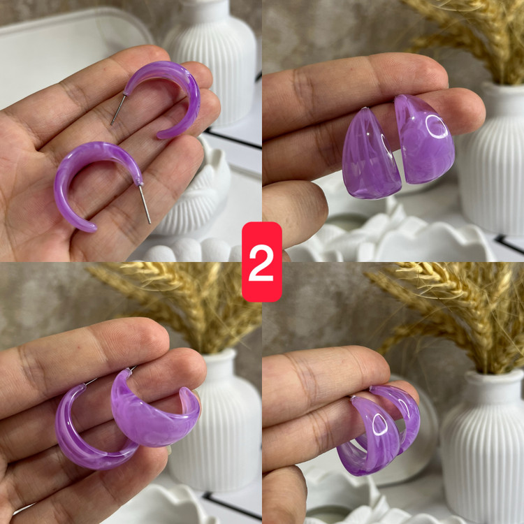 گوشواره میخی نقره ای بدون حساسیت