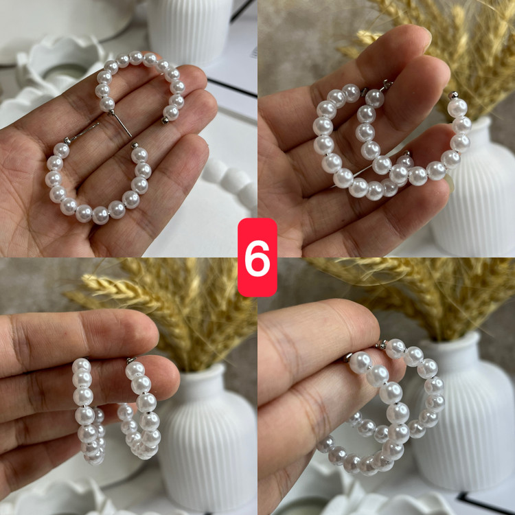 گوشواره میخی نقره ای بدون حساسیت